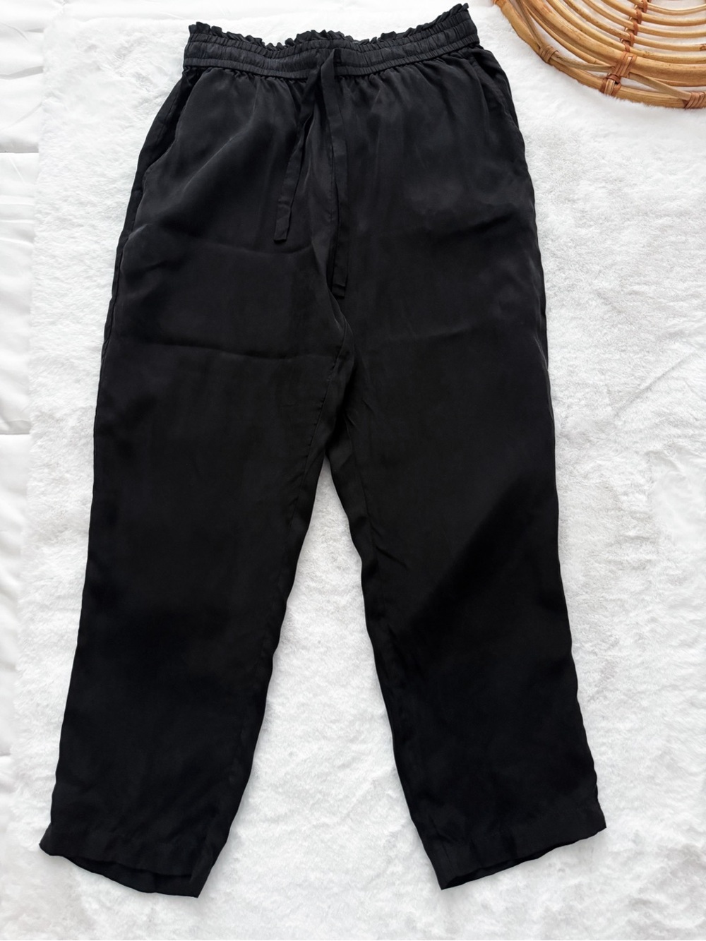 Jenni Kayne The Rio High Rise Drawstring Ankle Trouser - Picture 7 of 12